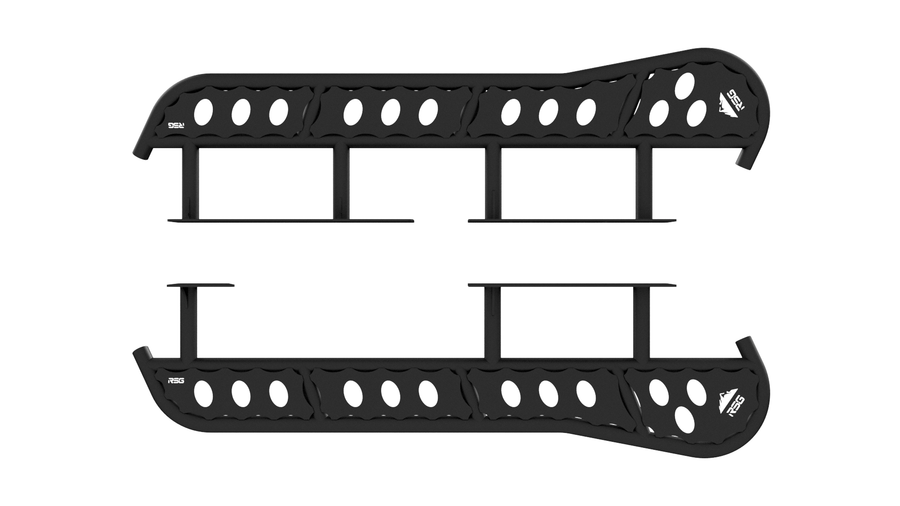 2010+ Lexus GX460 Angled Sliders With Top Plate