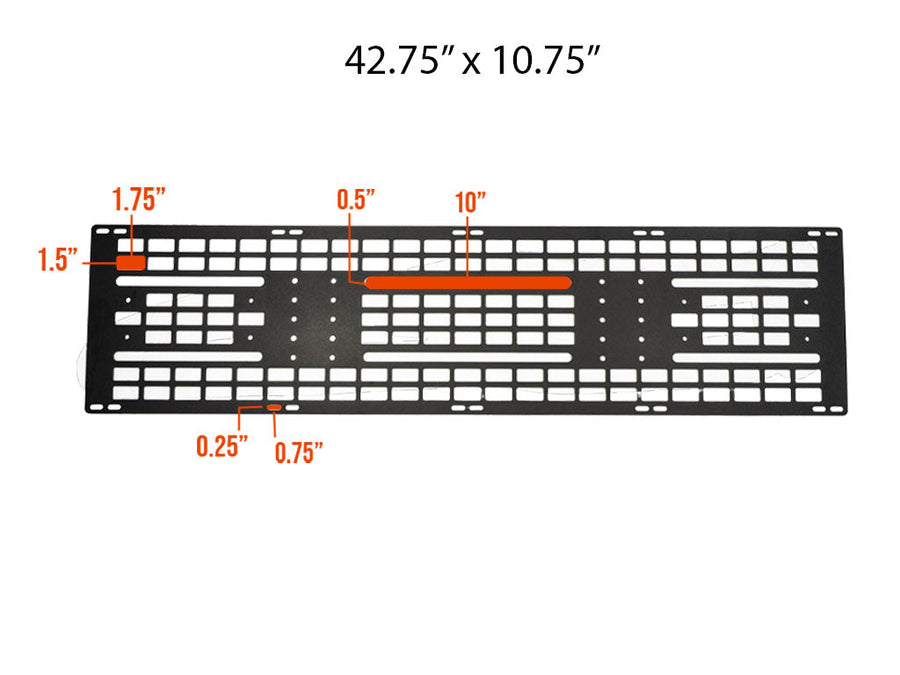MOLLE Panel For Sherpa Roof Rack