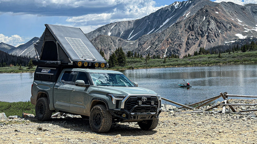 Dirtbox Canopy Camper – Modular Truck Camper Shell / Topper for Mid-Size & Full-Size Trucks (Tacoma, Tundra, F-150, Ram, Silverado)