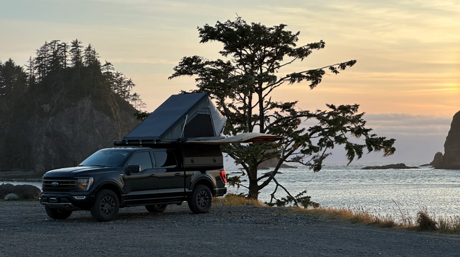 Dirtbox Canopy Camper – Modular Truck Camper Shell / Topper for Mid-Size & Full-Size Trucks (Tacoma, Tundra, F-150, Ram, Silverado)