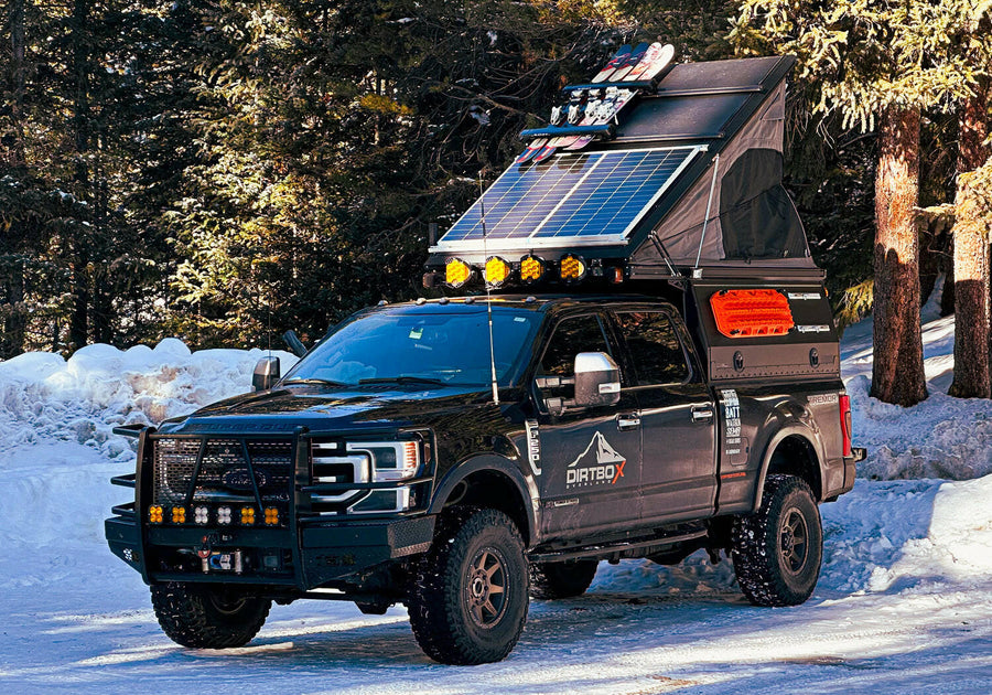 Dirtbox Canopy Camper – Modular Truck Camper Shell / Topper for Mid-Size & Full-Size Trucks (Tacoma, Tundra, F-150, Ram, Silverado)