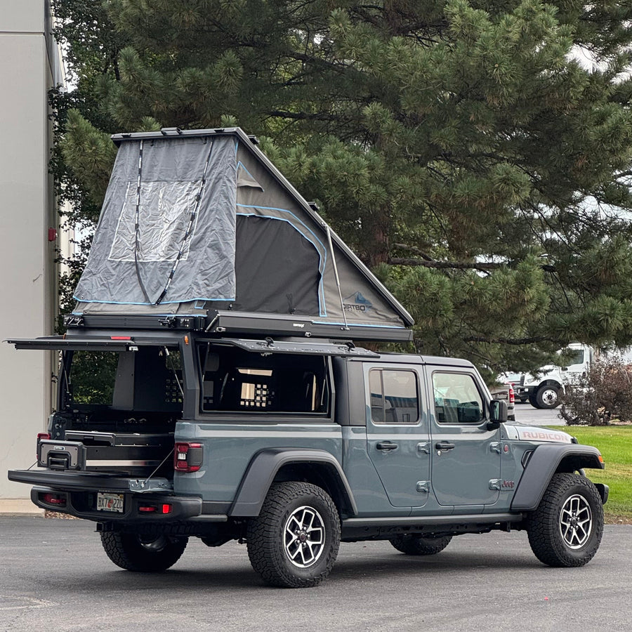 Dirtbox Canopy Camper – Modular Truck Camper Shell / Topper for Mid-Size & Full-Size Trucks (Tacoma, Tundra, F-150, Ram, Silverado)