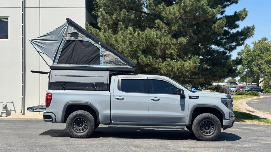 Dirtbox Canopy Camper – Modular Truck Camper Shell / Topper for Mid-Size & Full-Size Trucks (Tacoma, Tundra, F-150, Ram, Silverado)
