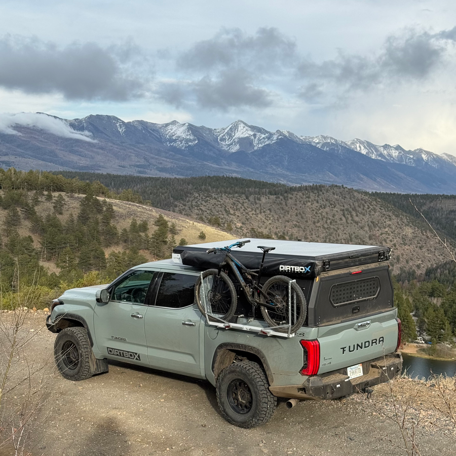 Side-Mounted Bike Bracket for Canopy Campers & Toppers