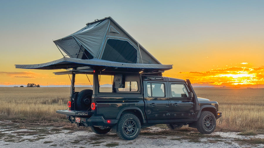 Dirtbox Canopy Camper – Modular Truck Camper Shell / Topper for Mid-Size & Full-Size Trucks (Tacoma, Tundra, F-150, Ram, Silverado)