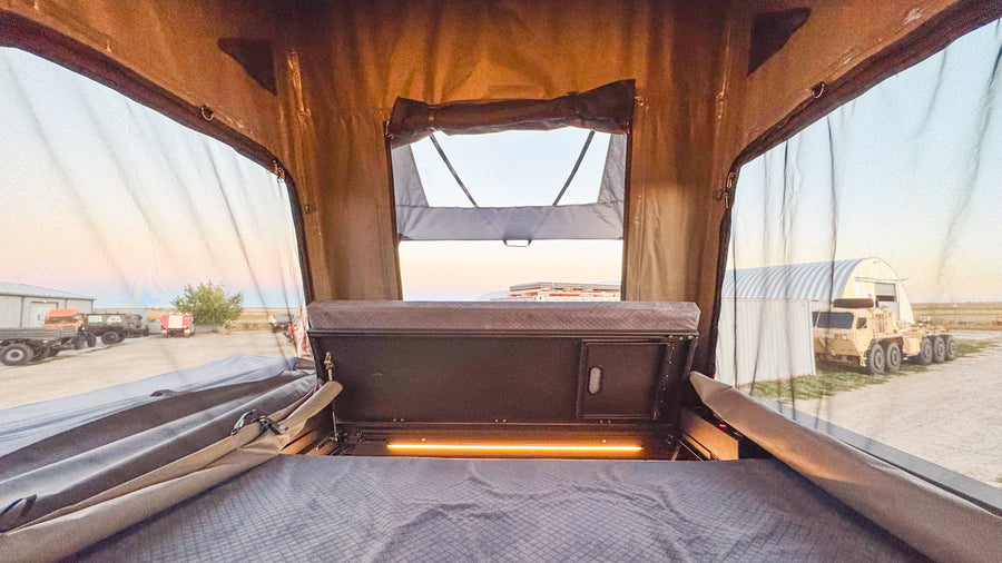 Dirtbox Canopy Camper – Modular Truck Camper Shell / Topper for Mid-Size & Full-Size Trucks (Tacoma, Tundra, F-150, Ram, Silverado)