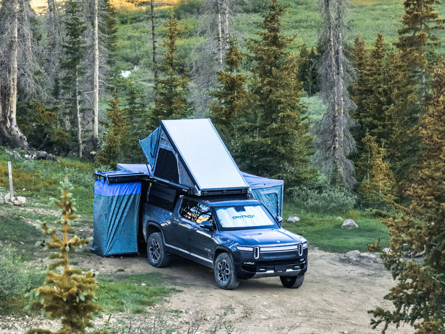 Dirtbox Canopy Camper – Modular Truck Camper Shell / Topper for Mid-Size & Full-Size Trucks (Tacoma, Tundra, F-150, Ram, Silverado)