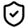 Shield check icon for Frame-Mounted Protection