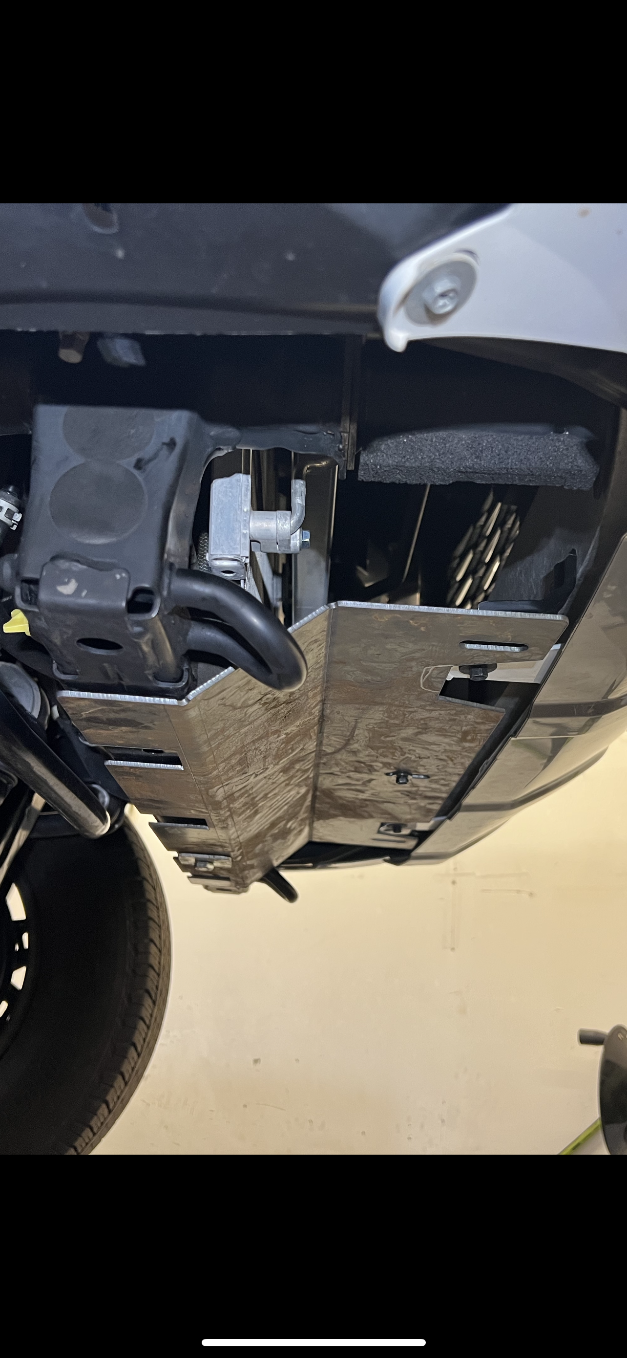 2010+ 5th Gen Toyota 4Runner Front Skid Plate Extension Bumper Fill Full Plate ** WORKS WITH STOCK BUMPER ONLY ** - RSG METALWORKS