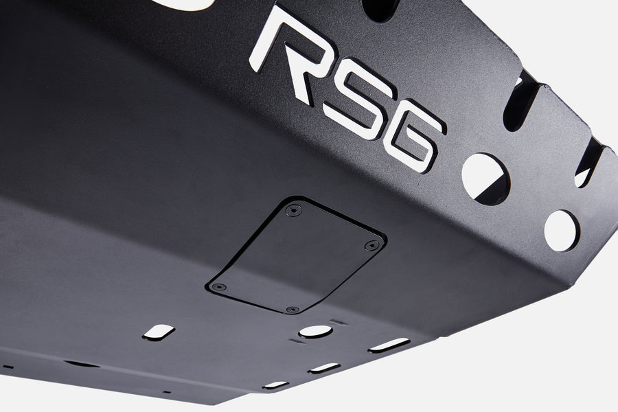 2010+ 5th Gen Toyota 4Runner Skid Plate Set w/ cut out RSG logo - RSG METALWORKS