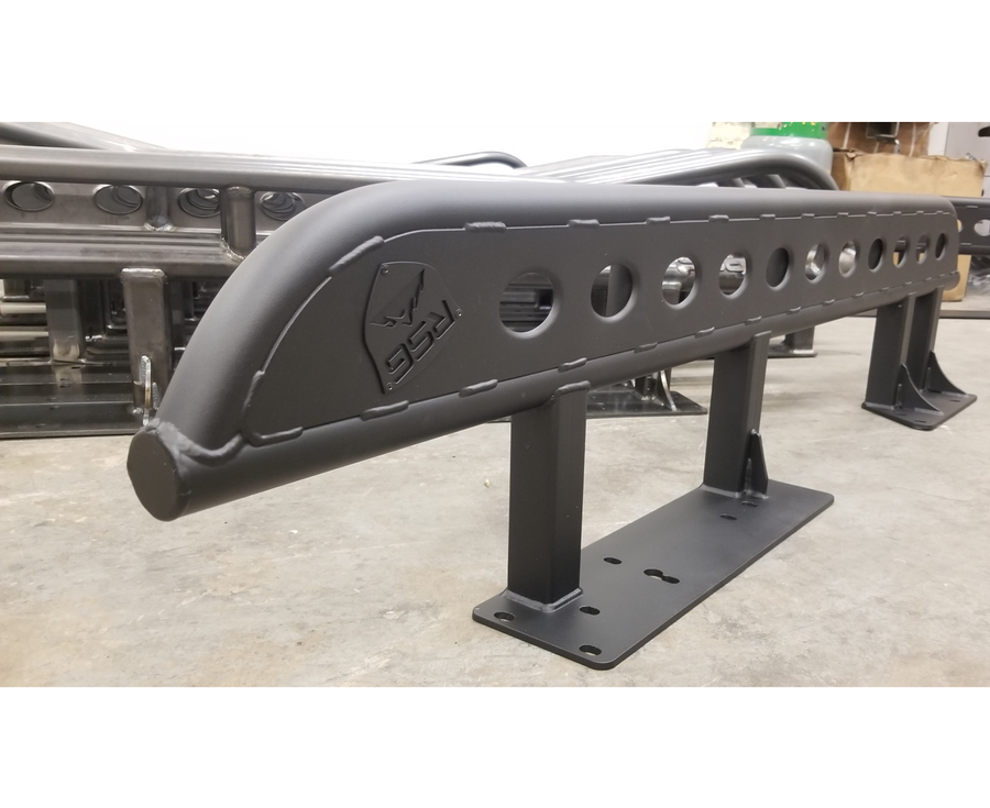2010+ Lexus GX460 Flat Sliders With Logo Top Plate **No Kick Out** - RSG METALWORKS